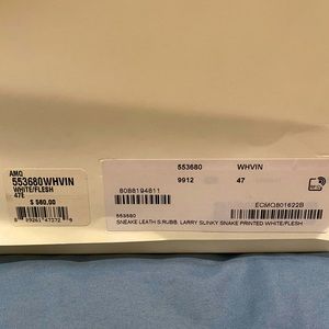 White with snake print